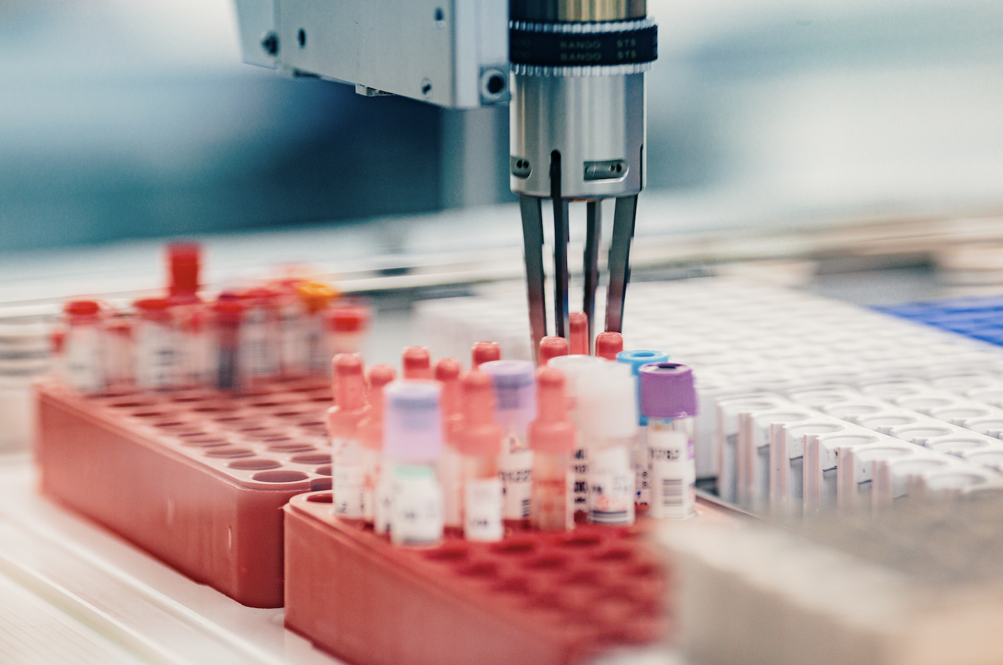 An IDEXX lab work station