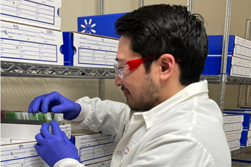 Lab employee