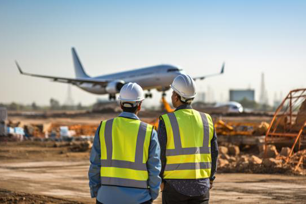 Engineeratairplaneconstructionssite