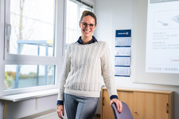 Two women in logistics