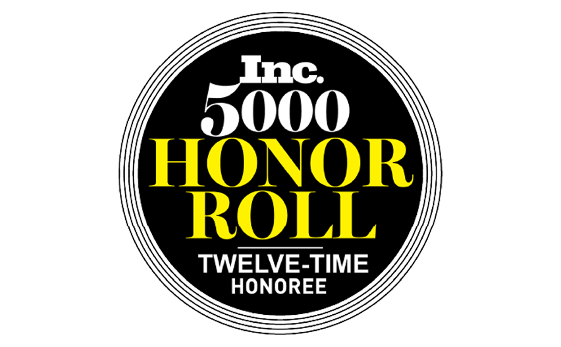 Inc. 5000 Honor Roll twelve-time honoree Award