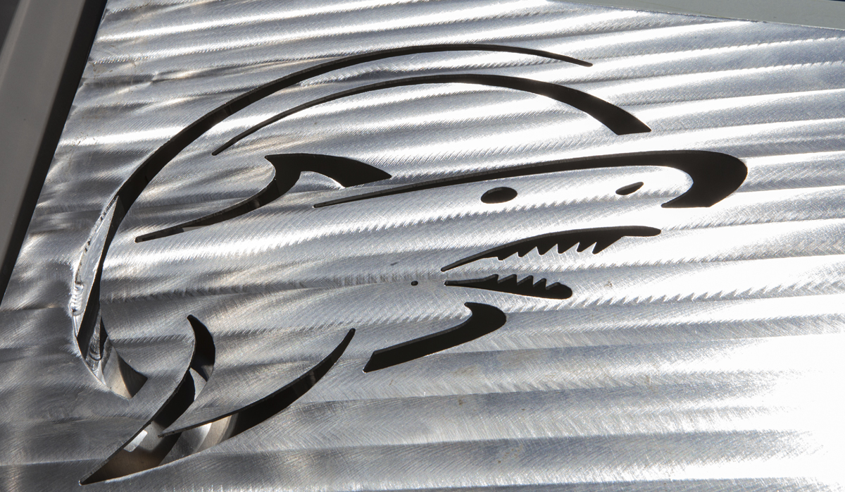 Metal Shark Boats Logo cut out
