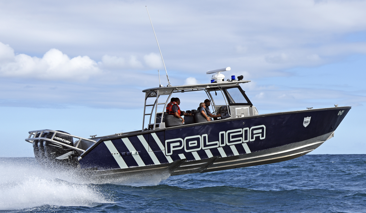 picture of a Puerto Rico Police boat