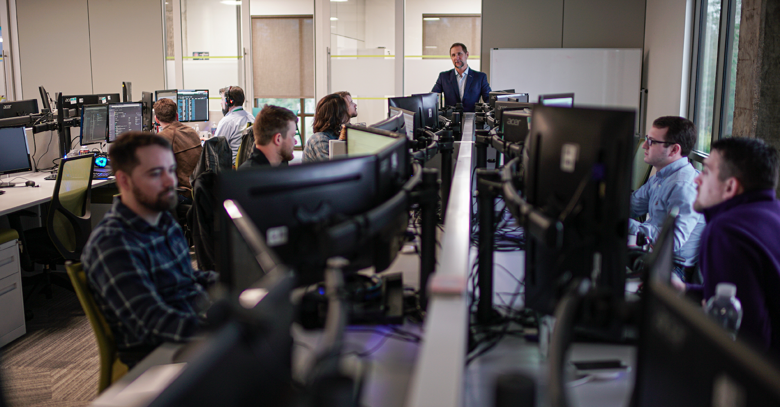 Picture of Netchex employees having fun
