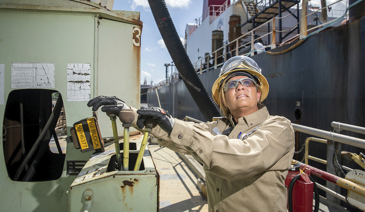 Picture of a PSC employee smiling