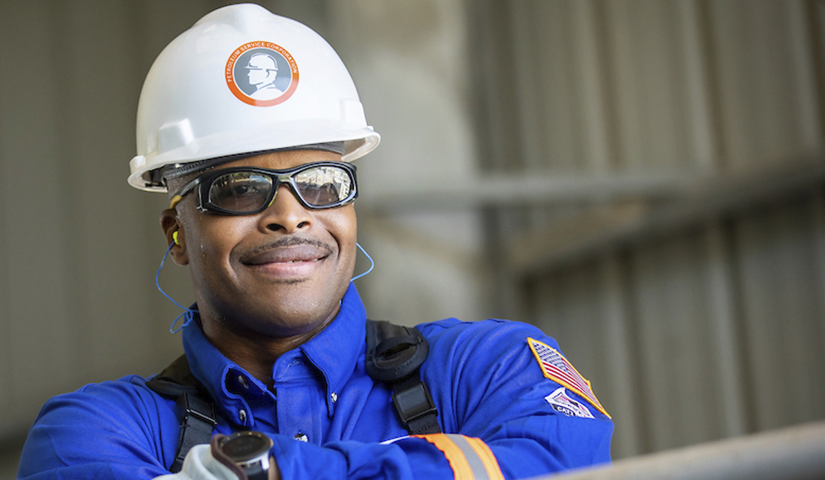 PSC employee smiling