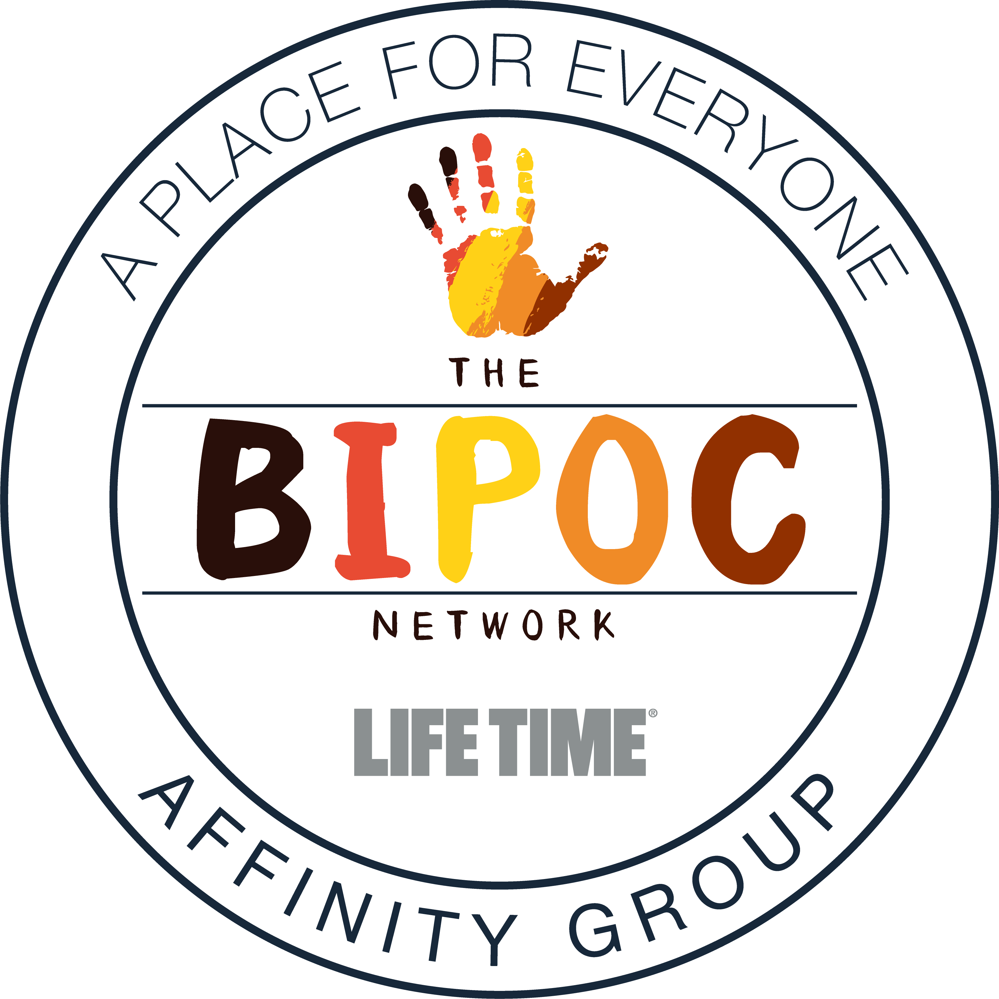 Life Time BIPOC Network employee resource group badge.