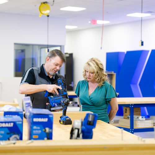 Lowe's associates product testing