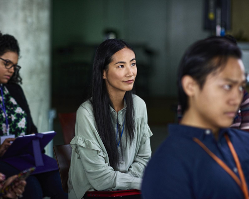 Culture- Smiling woman