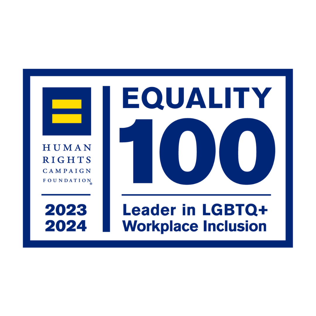 Equality 100 Leader in LGBTQ+ Workplace Inclusion