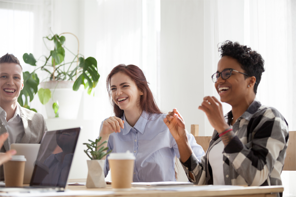 Group of office workers