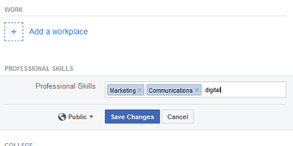 Further Facebook updating directions
