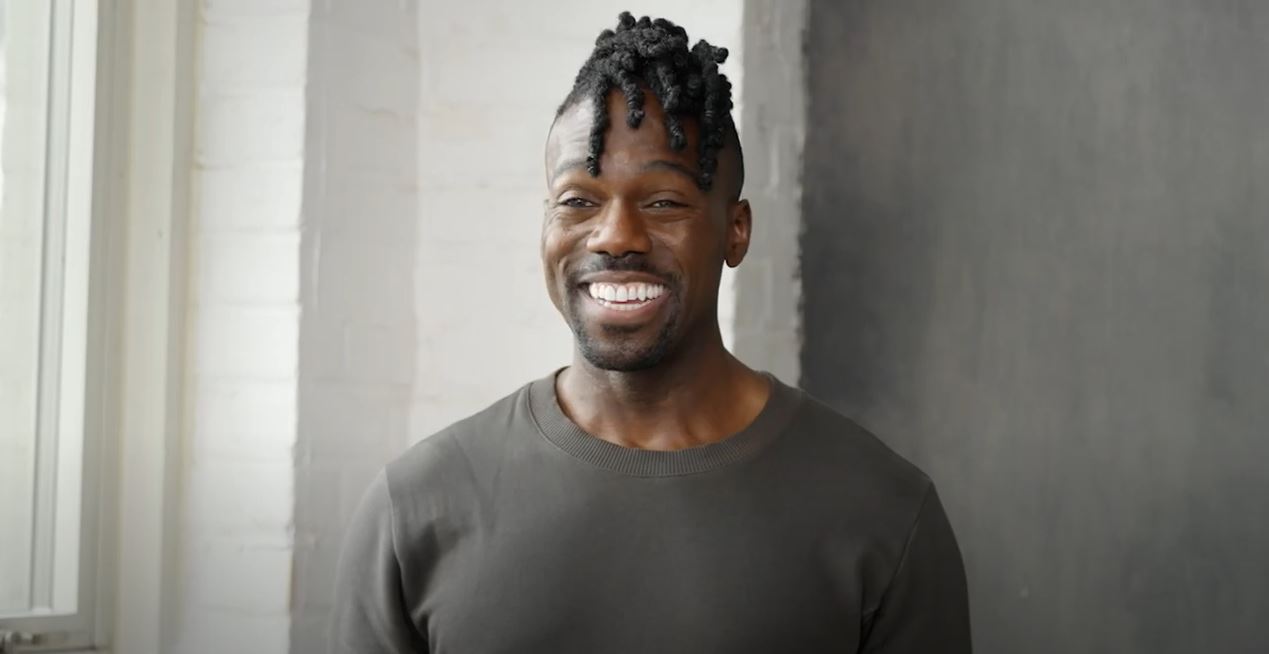 person smiling