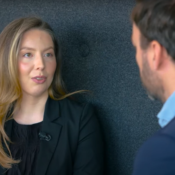 Marthe Schlack, Sales Support and Application Coordinator and Peter Belei, Sales Team Leader 