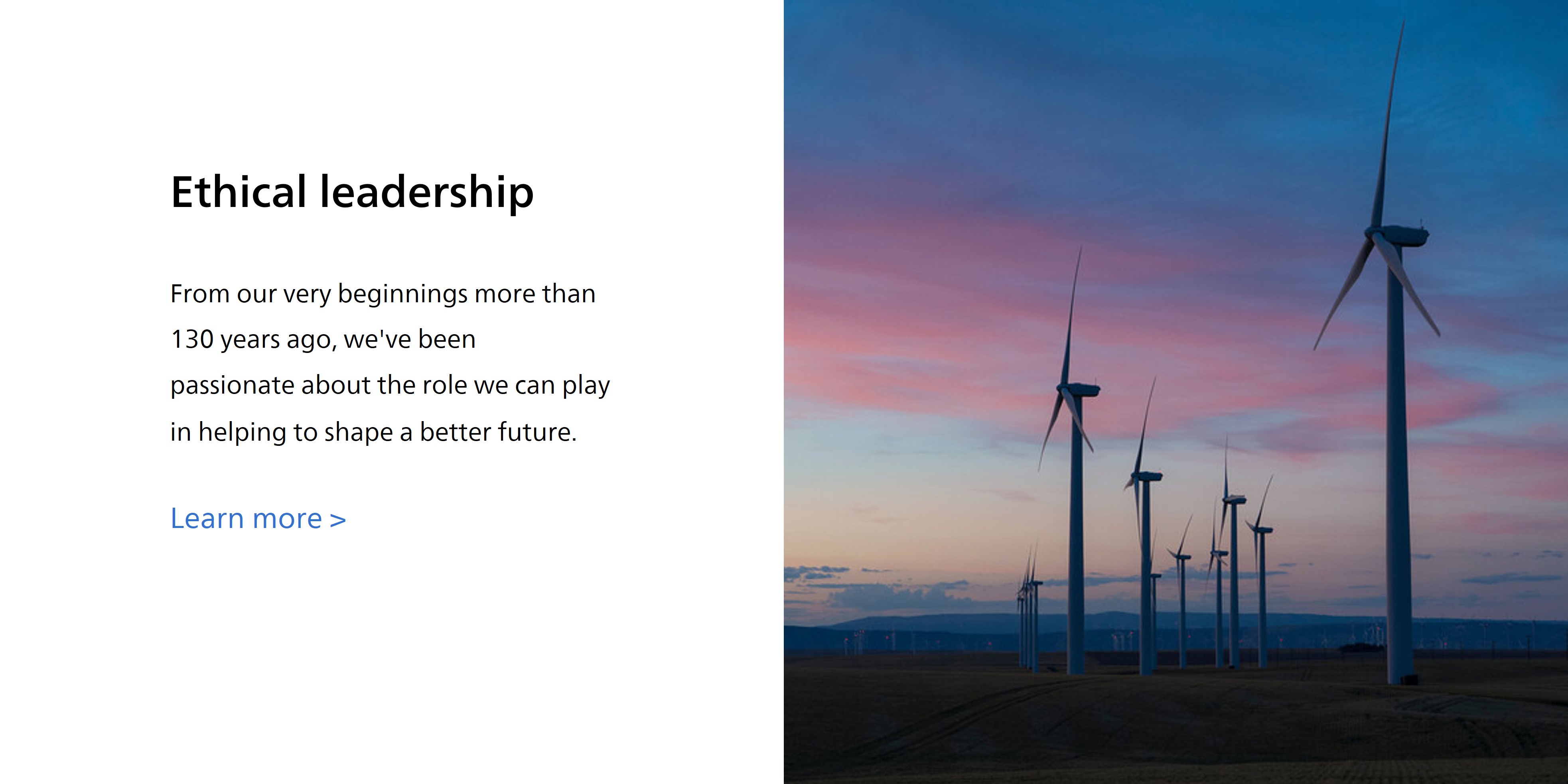 Did you know Philips is carbon neutral? Visit our ethical leadership page to learn more