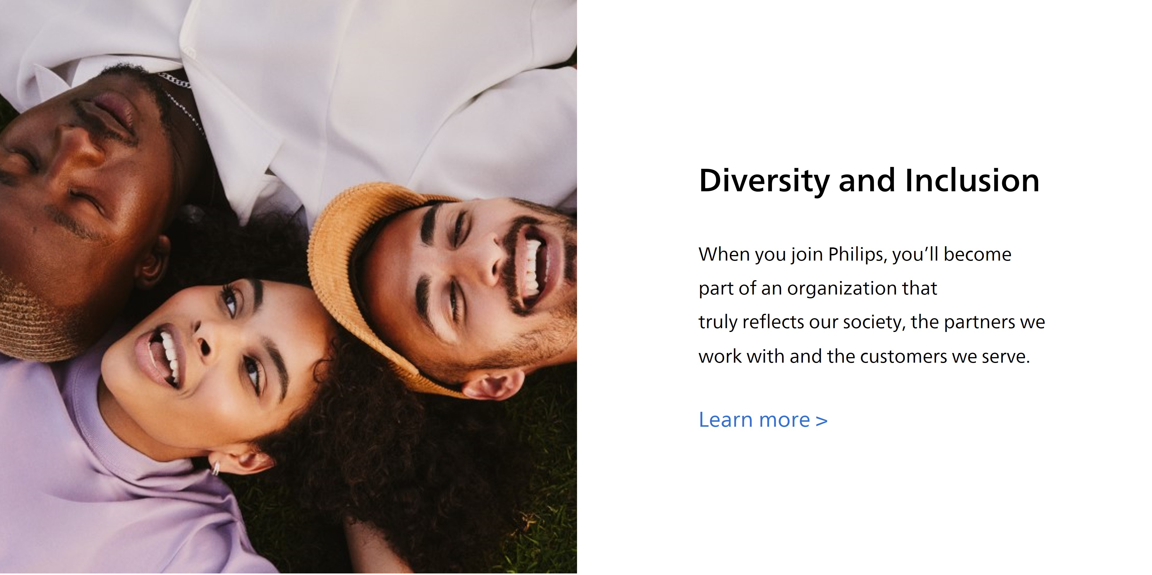 Ready to do the work of your life to help the lives of others? Find out what it's like to work at Philips