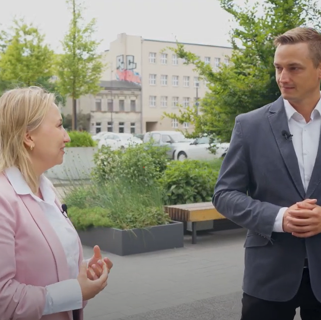 Bartosz Budzewski' GBS Supply Chain Leader, and Eliza Morawska,  Supply Chain Manager