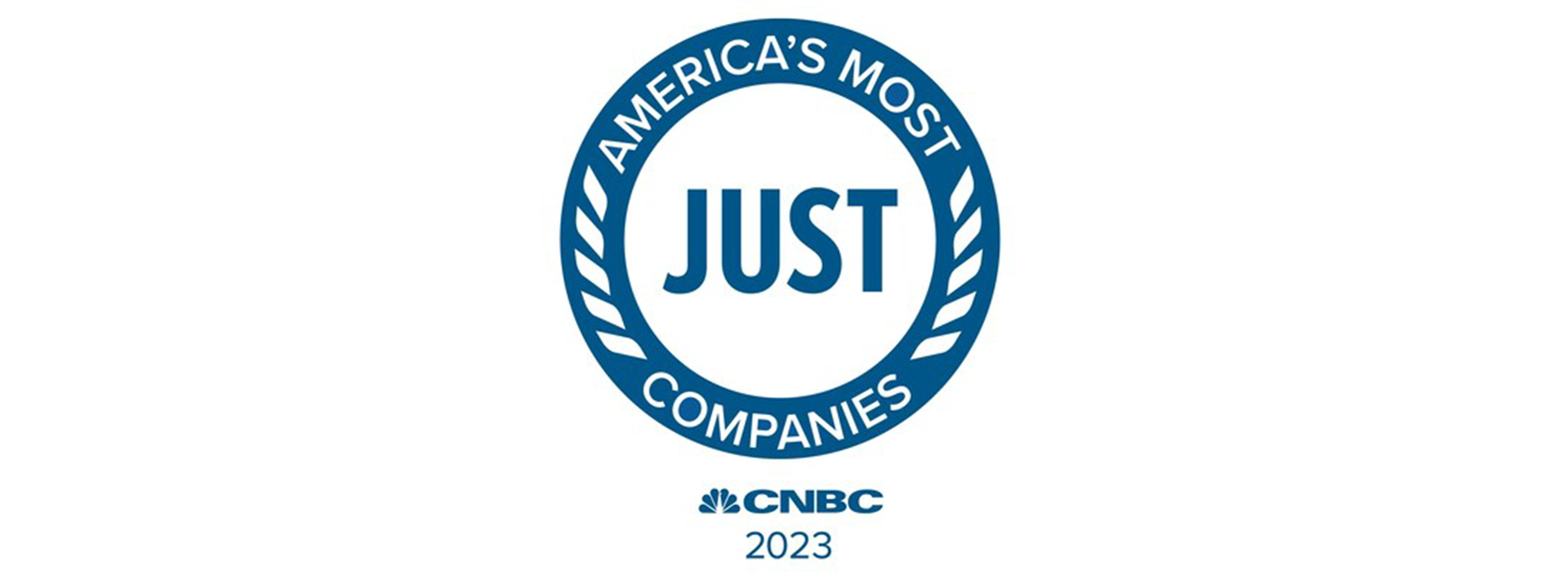 Badge for America's Most JUST Companies 2023