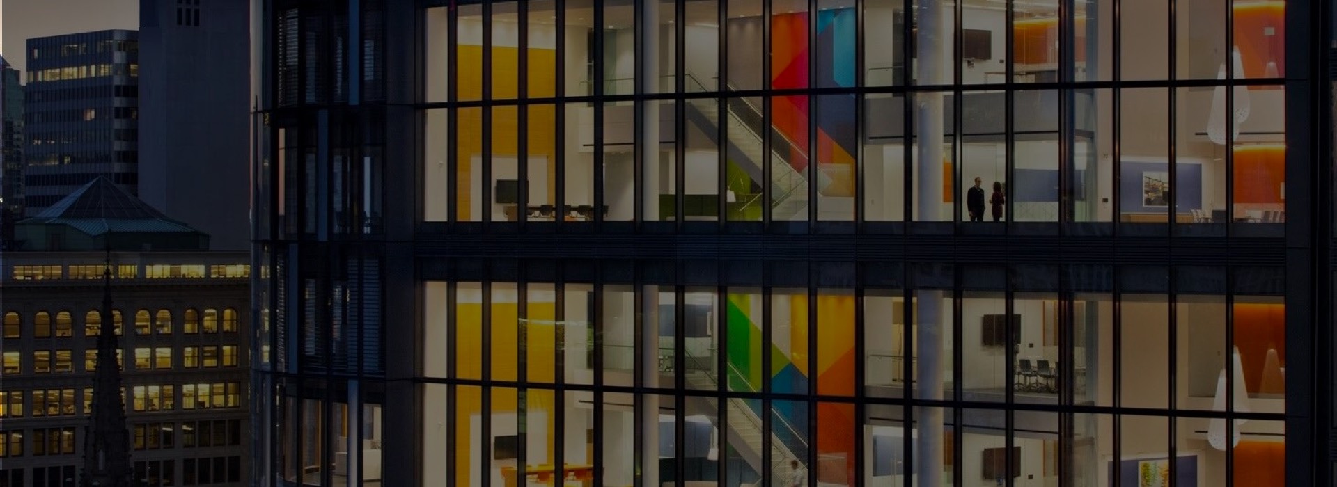 PNC Tower at night