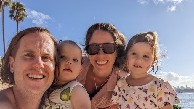 Carolyn Cosgrove with kids