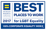 2017 Best Places to Work for LGBT Equality