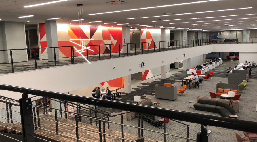 Miami office lounge working space