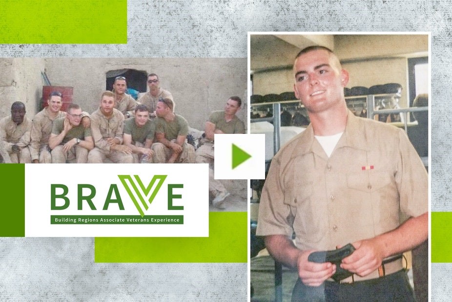 Meet Justin Laddie: Marine Corps Veteran, Regions Bank Associate and Mentor to Fellow Veterans