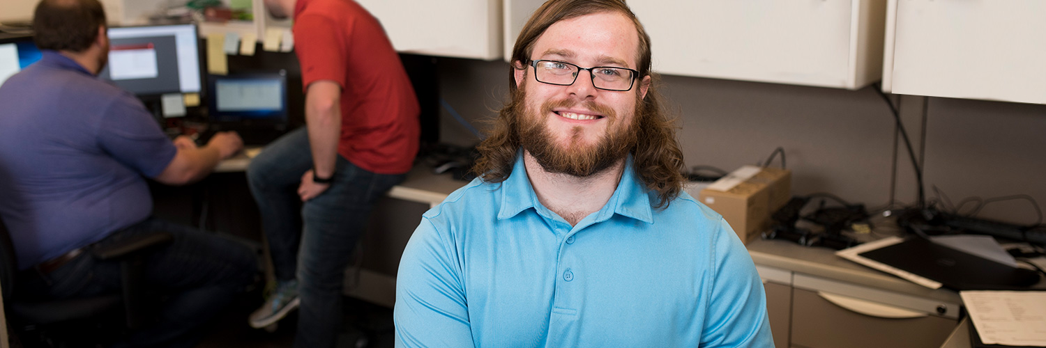 Information Technology male employee