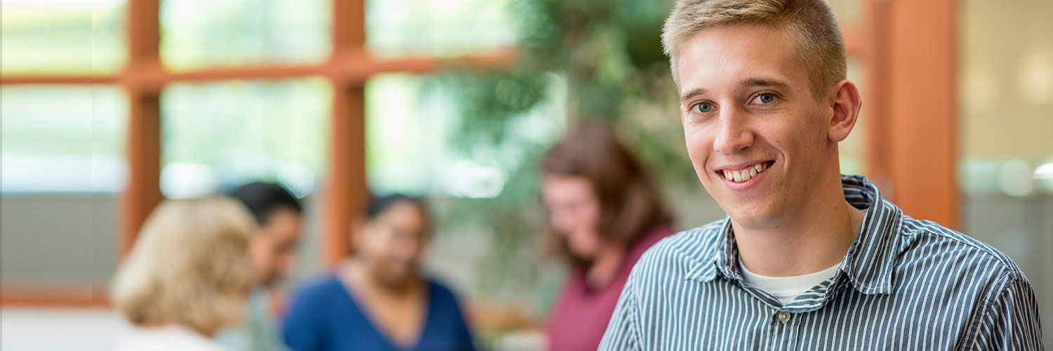 young male employee