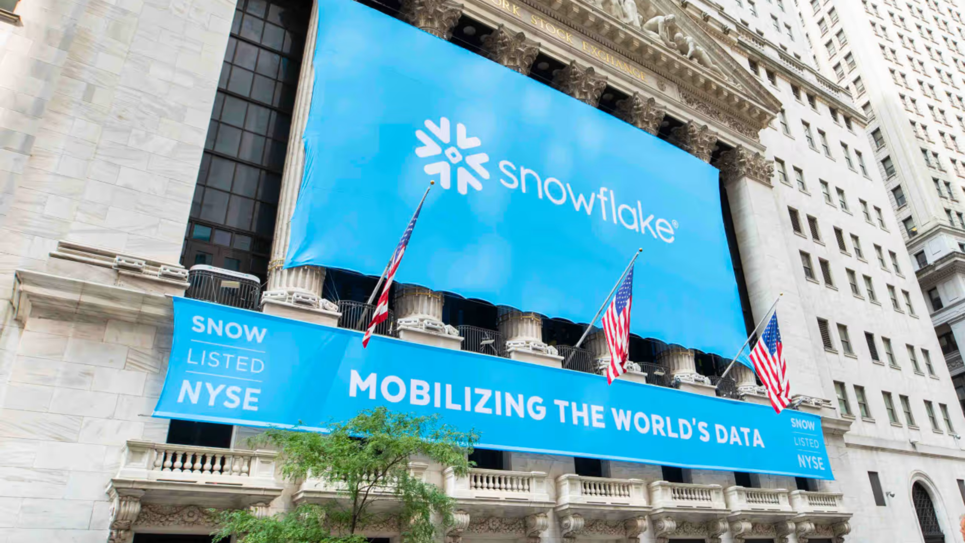 $SNOW Listed NYSE