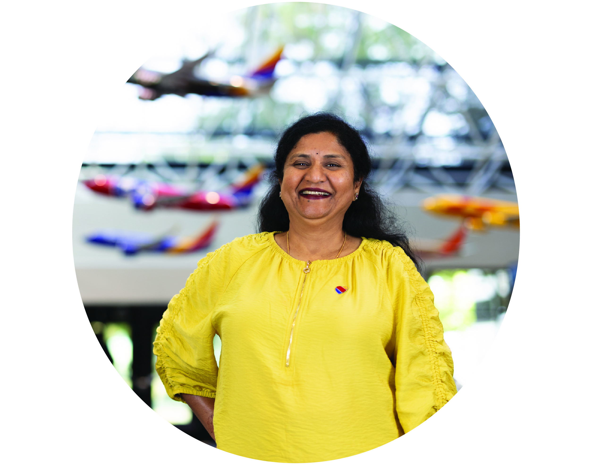 Photo of employee smiling