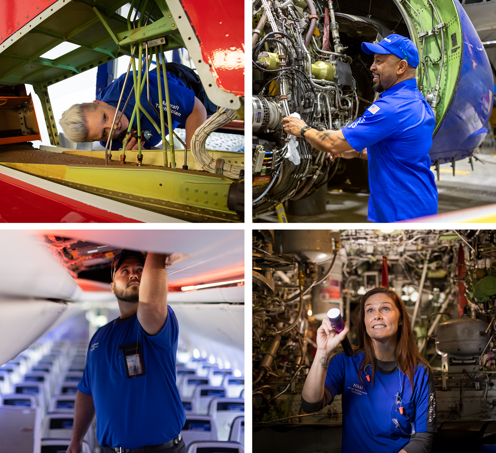 Southwest Captain smiling
