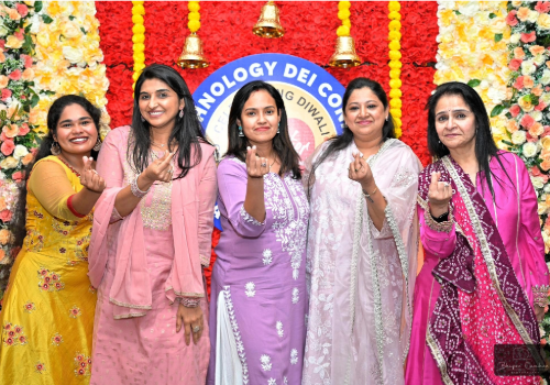 Five Southwest Employees celebrating Diwali