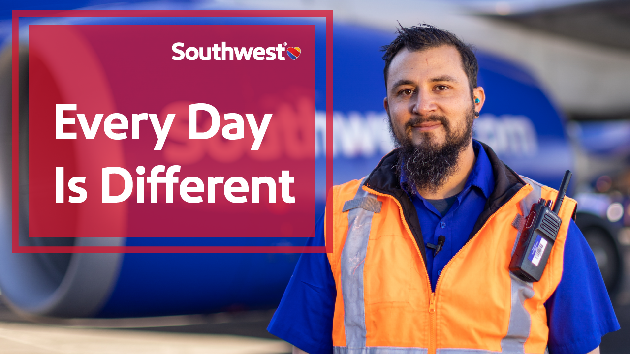 Southwest Ramp Agent smiling
