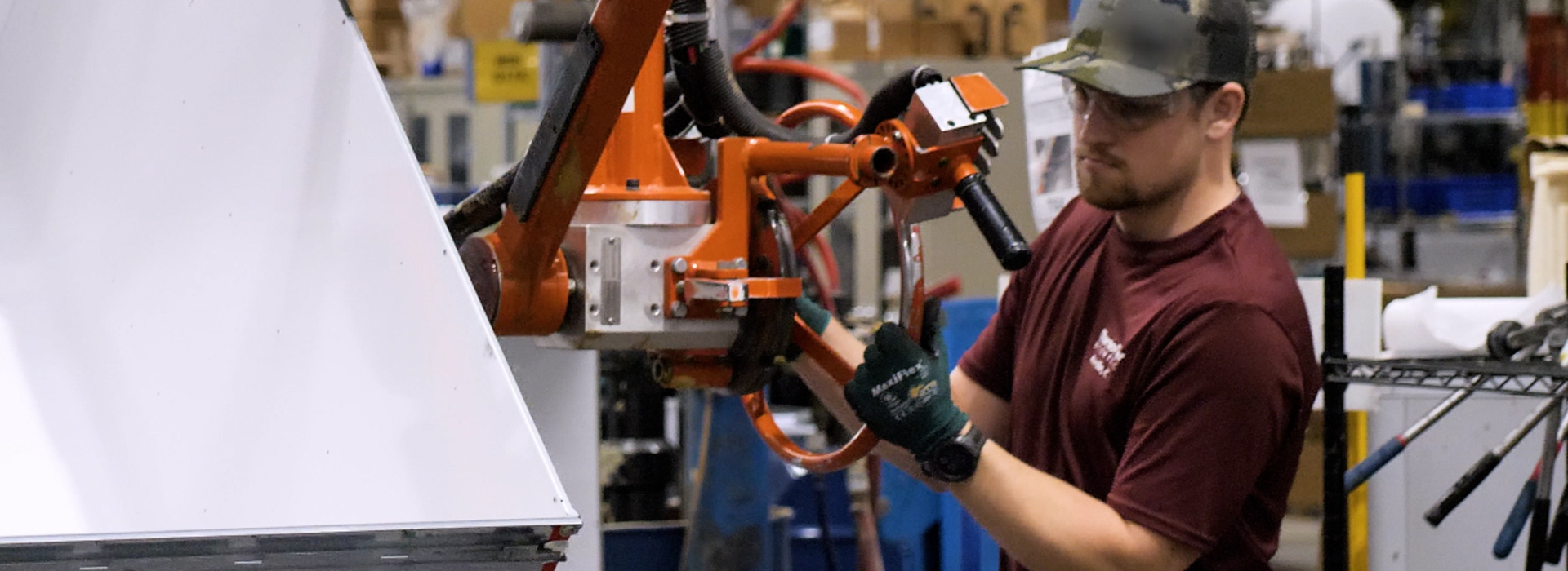 assembler technician working in warehouse