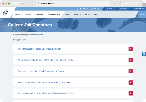 VS-CollegeCoachingBoard-Screenshot