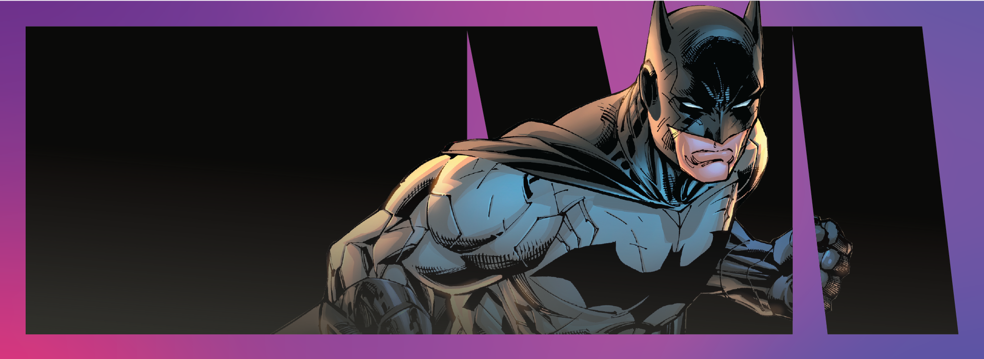 Batman preparing to fight